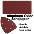 thumbnail image 3 of SciencePurchase 120 Pack Mouse Detail Sander Sandpaper - Includes 40, 60, 80, 120, 180, and 240 Grits (20 Sheets of Each Grit), Hook and Loop, 5 Hole, 3 of 7