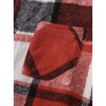 thumbnail image 4 of Jolyshlid Boys 2 Pieces Sweatsuit Flannel Plaid Shirt Tops and Pants Set Casual Hoodie Outfits for Fall Winter,Blue,9-10Y, 4 of 10