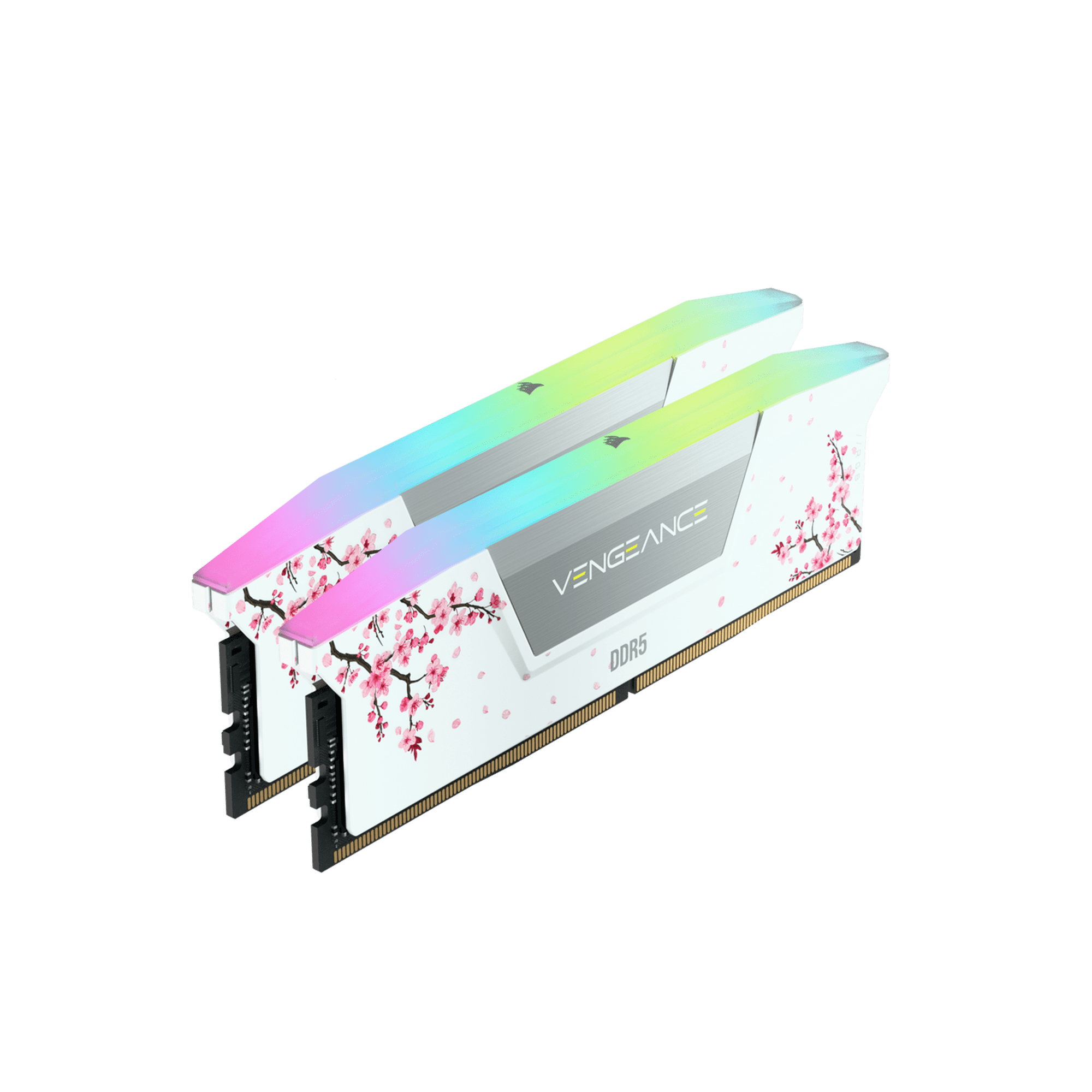 CORSAIR Vengeance RGB 32GB (2 x 16GB) 288-Pin PC RAM DDR5 6000 (PC5 48000) Desktop Memory Model CMH32GX5M2B6000Z30WCB
