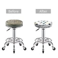 thumbnail image 5 of Bingfone Turtles And Corals Padded Round Bar Stool Cover Cushion with Elastic Fabric Round Chair Seat - Turtles And Corals, 5 of 7