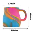 thumbnail image 6 of Vacemry Under $5 360ml Silicone Coffee Mugs Set, Colorful Tie Dye Drinking Cups for Parties, Dishwasher Safe Beverage Containers for Hot Cold, Shatterproof Party Glass Alternatives, 6 of 9
