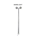 thumbnail image 3 of Billuyoard Modelo de luces de ferrocarril, diseño de patios de jardín, farolas para exteriores, lámpara de señal LED ligera, accesorios de construcción Artesanía Plata (luz cálida) Billuyoard HA064493-04, 3 of 6