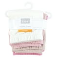 thumbnail image 2 of Hudson Baby Infant Girls Shorts Bottoms 4-Pack, Cream Wild Rose, 3-6 Months, 2 of 3