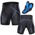 thumbnail image 1 of Men Bike Padded Shorts with -Slip Leg Grips Cycling 3D Padded Underwear Bicycle Padding Riding Shorts Biking Underwear Shorts, 1 of 7