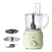 Beautiful 10-Cup Food Processor with Accessories, Sage Green by Drew Barrymore