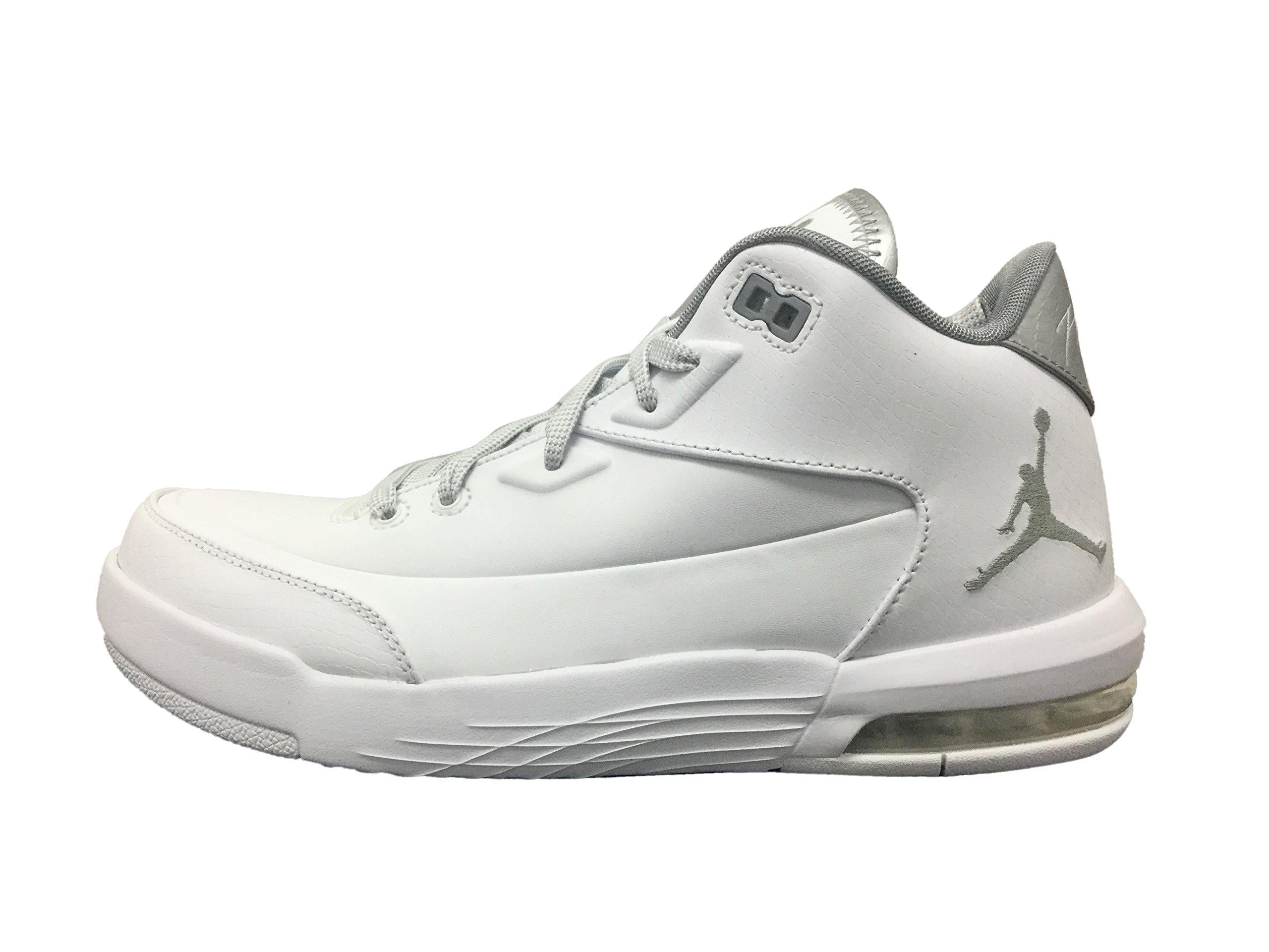 Nike Men's Jordan Flight Origin 3 White/Metallic Silver/White Basketball Shoes Walmart.com