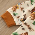 thumbnail image 2 of Gibobby Mameluco para niño Bebé niños niñas manga larga estampados de animados pulóver recién nacido sudadera monos(Beige, 12-18 Meses), 2 of 5