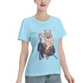 thumbnail image 2 of Women's Basic Short Sleeve T-Shirt Demon Slayer Blade Inosuke, 2 of 6