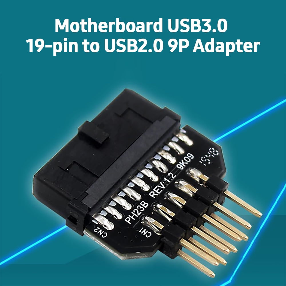 Buy Computer Motherboard USB3.0 19pin to USB2.0 9P Front Panel