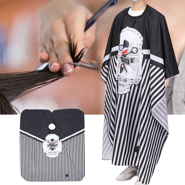 Cómodo vestido de corte de pelo con diseño de cuello elástico antiestático redondo capa de corte de pelo herramientas de vestir personales estilista profesional para ANGGREK Otros
