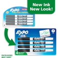 thumbnail image 2 of baomifa-EXPO Low-Odor Dry Erase Markers, Fine Point, Black, 4-Count, 2 of 4