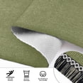 thumbnail image 4 of Runner Area Rug Soft Non-Slip Washable Carpet for Hallway Bedroom Living Room Home Decor 2"x6" Olive Green, 4 of 8
