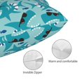 thumbnail image 3 of Fuzoiu Shark Wearing Sunglasses Print Pillow Case with Hidden Zipper,Pillow Covers,Soft and Comfortable Pillowcase-16"x24", 3 of 6