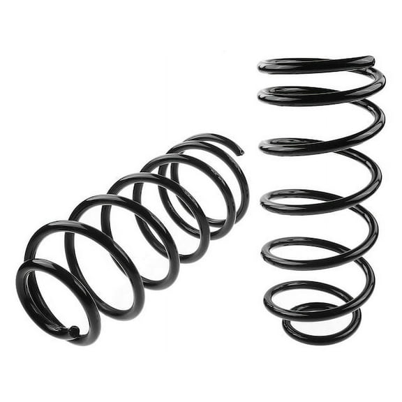 Rear Coil Spring Set 2 - Compatible with 2014 - 2016 Chevy Impala Limited Sedan 2015