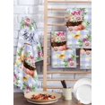 thumbnail image 2 of Easter Eggs Kitchen Dish Towels for Drying Dishes Set of 3, Watercolor Flowers Plants Eggs Butterfly Blue Plaid Waffle Weave Microfiber Hand Tea Bathroom Towels Quick Dry & Absorbent Towel 15.7x23.6, 2 of 7