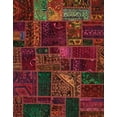 thumbnail image 1 of Ahgly Company Indoor Rectangle Abstract Dark Sienna Brown Oriental Area Rugs, 7' x 10', 1 of 6