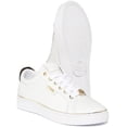 thumbnail image 5 of Guess Betea Women's Low Top Lace Up Leather Trainers In White Size 6.5, 5 of 6