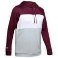 thumbnail image 3 of 1351234 Under Armour Women's Terry Fleece Hoodie Maroon/Halo Gray S, 3 of 6