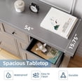 thumbnail image 2 of QinaQin Seven-Drawer Wardrobe Is a Modern, Minimalist Wooden Storage Unit with Gold Handles. It Boasts a Large Capacity and Is Suitable for Use In Closets, Hallways, Living Rooms, and Entryways, 2 of 9