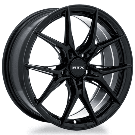 RTX Slick 19x8.5 5x114.3 ET42 CB73.1 Gloss Black Wheel