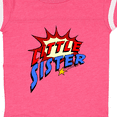 thumbnail image 4 of Inktastic Little Sister Superhero Girls Baby Bodysuit, 4 of 5