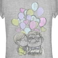 thumbnail image 2 of Junior's Up Carl And Ellie Love  Graphic Tee Athletic Heather Large, 2 of 3