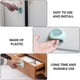 thumbnail image 2 of 8Pcs Adhesive Door Knobs Punching Free Cupboard Pull Handles Wardrobe Handles, 2 of 4