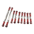 thumbnail image 2 of 2 Steering Rods + Servo Tie + 2 Arm Ties + 2 Front Shock Absorber Tensioners + 2 Red, 2 of 7