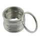 thumbnail image 1 of 10 Piezas de material acero Inoxidable Chapado en Plata Manualidades de Joyería de Bricolaje 25 Mm 35 Mm , Astilla, 25 mm BLESIY Llaveros de acero inoxidable, 1 of 8
