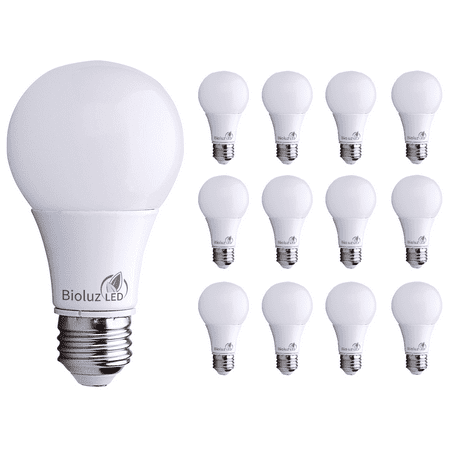 

12 Pack Bioluz LED 60 Watt LED Light Bulbs Non Dimmable