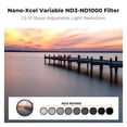 thumbnail image 2 of Filtro de lente ND variable K&F Concept ND3-ND1000 62 mm, 2 of 8