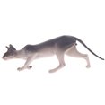 thumbnail image 4 of WORGEOUS Decoración decorativa de gato adorno de gato pequeño estatua sin pelo de la estatua de la artesanía simulación del gatito del gatito, 4 of 9
