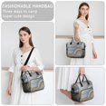 thumbnail image 6 of Grey and Gold Marble Pattern Insulated Leakproof Lunch Box for Women, Large Lunch Bag for Tween Teen Adult, Loncheras Para Mujer for Work Beach Travel Picnic Camping, 6 of 6