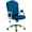 Blue#4, variant on Office Chairs Vinsetto Home Office Chair, Velvet Computer Chair, Button Tufted Desk Chair with Swivel Wheels, Adjustable Height, and Tilt Function, Blue,Ergonomic Office Chairs