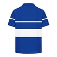 thumbnail image 5 of Ynynloco Boys Short Sleeve Pique Shirts Kids Color Block School Uniform Golf Shirt Tops 5-15 Years, 5 of 8