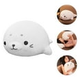thumbnail image 3 of Juguete de foca de peluche, animal de peluche, almohada de peluche de foca, juguete de peluche con forma de dibujos animados, 3 of 7