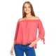 thumbnail image 1 of Blusa Mujer Hombros Caídos Holgada Con Flores Coral Casual coral CH Incógnita 330670, 1 of 5