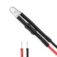 thumbnail image 1 of Unique Bargains Prewired LED Light 3mm RGB Slow Flashing Pre Wired Round Top Bulb Lamp DC 3-5V 20mA - 30Pcs, 1 of 5