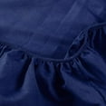 thumbnail image 2 of 3-Piece Microfiber Toddler Sheet Set, Solid Crib Fitted Sheet Flat Sheet and Envelope Pillowcase, Baby Bedding Sheet & Pillowcase Sets, Navy Blue, 2 of 7