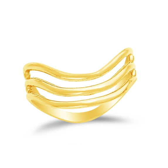 14k Yellow Gold Thumb Ring , Size 6