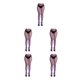 thumbnail image 1 of Guardurnaity 1 par de medias con tirantes, medias de red para levantar la cadera, medias altas Morado oscuro Libro en rústica de red pequeña 5Conjunto, 1 of 6