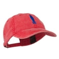 thumbnail image 5 of Image of Rocket Embroidered Washed Cap - Red OSFM, 5 of 5