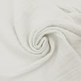 thumbnail image 4 of 55" Wide 100% Cotton Gauze Fabric by the Yard - 130GSM, Lightweight, 2-Way Stretch, Soft & Breathable - Apparel, Clothing, Headbands, Decorations, Drapery & DIY -Off White, 4 of 4
