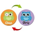 thumbnail image 1 of VONKY Dishwasher Clean Dirty Sign Indicator Universal Waterproof Magnetic Plate Double Sided Kitchen Dish Washer for Home Kitchen owl, 1 of 1