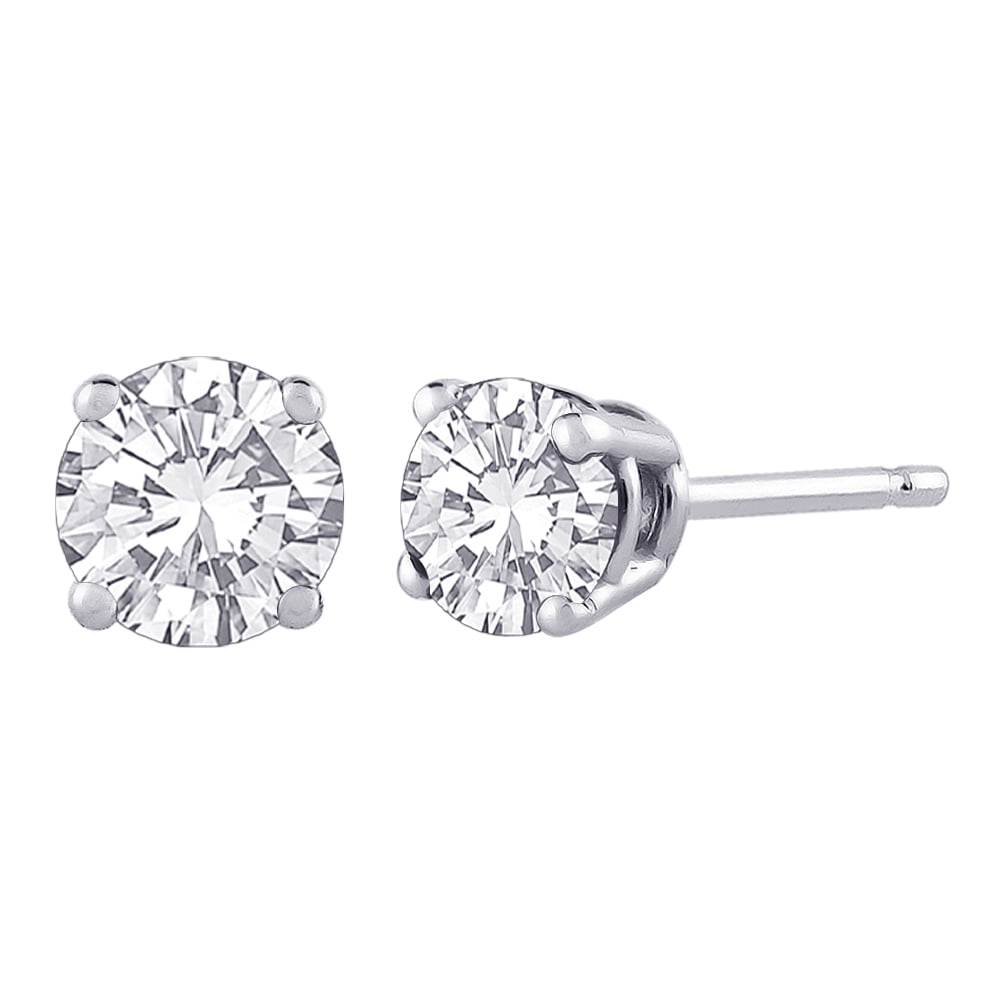 PARIKHS Bright White Round Diamond stud 14K White Gold 0.08 ct, Color-FGH, Clarity-SI2 PARIKHS Bright White Round Diamond stud 14K White Gold 0.08 ct, Color-FGH, Clarity-SI2