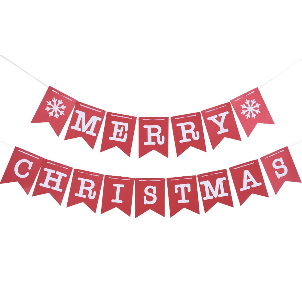 Merry Christmas Banner Christmas Banners For Fireplace Christmas Decor Christmas Wall Decor Christmas Decorations For The Home Christmas Decorations Indoor Farmhouse Christmas Decor Walmart Com Walmart Com