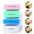 thumbnail image 4 of Lieonvis Nail Buffer Professional Nail Buffer Block Reusable Nail File Buffer Polishing Block 4 Way Shine File Polish Nail Manicure Tool for Shiny Nails Manicure & Pedicure, 4 of 10