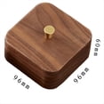thumbnail image 2 of Nordic Simple Black Walnut Dental Floss Box Home Personalized Box,1 x organizer box,wood, 2 of 6