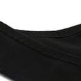 thumbnail image 4 of Men Slimming Vest Back Support Support Solid Solid Color U Collar Chest Shapers Gym Office Sports Ground Exercising Shapewear Underwear Black L, 4 of 7