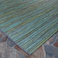 thumbnail image 3 of Couristan Cape Hinsdale Indoor / Outdoor Area Rug, Teal-Cobalt, 2'3" x 7'10" Runner, 3 of 8